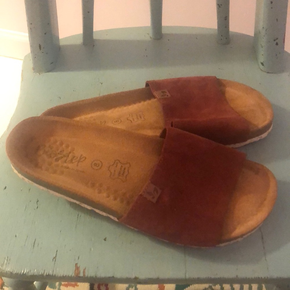Biostep suede leather slide